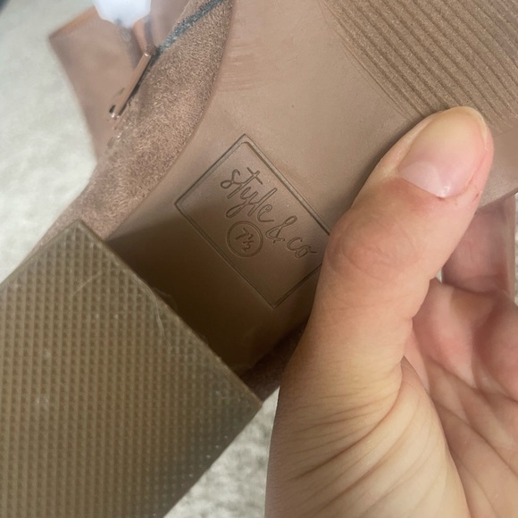 NEW style & co ankle booties, sz7.5 - Picture 4 of 6